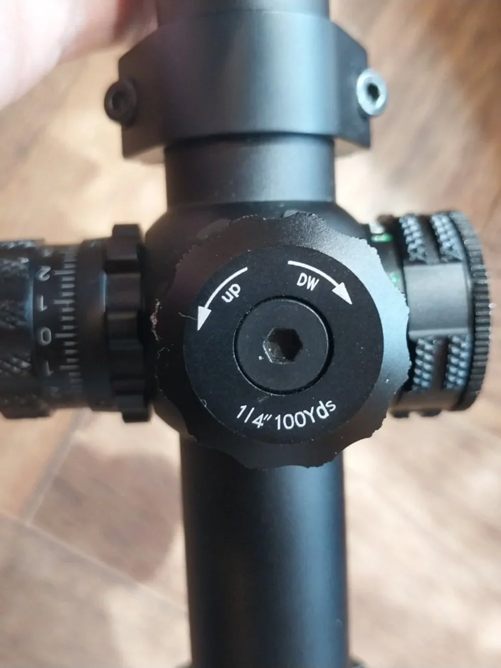 Barska 4-16x40 Long Range Riflescope Black AC12453 Used Pre-owned